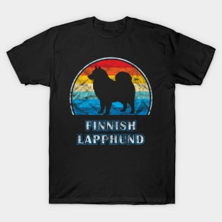 Finnish Lapphund Vintage Design Dog T-Shirt